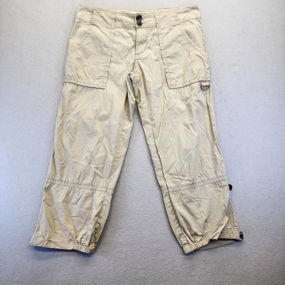 Sanctuary Surplus Khaki Cargo Crop Pants‎ Womens Size 27 Utility Gorpcore Tan
